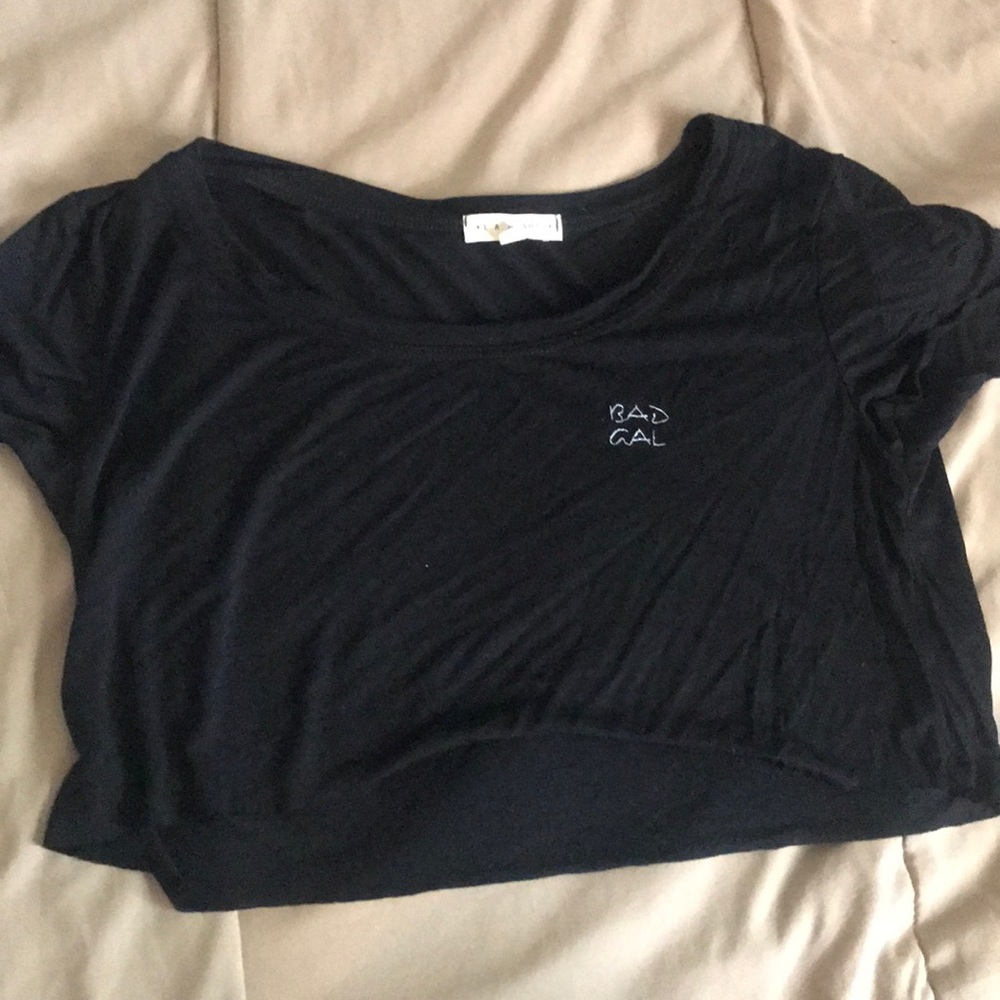 Black crop top!